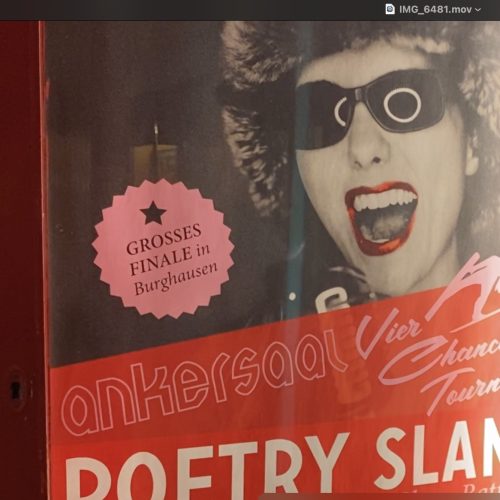 Plakat der "Vier Chancen Tournee"