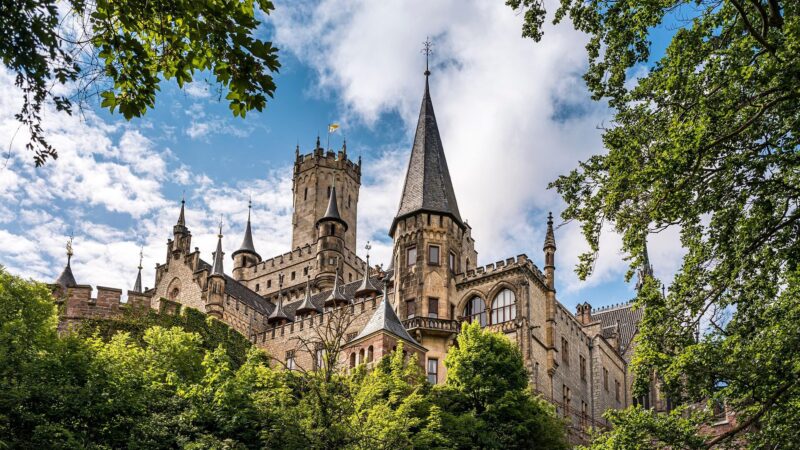 Ein historisches Schloss im Ausnahmezustand