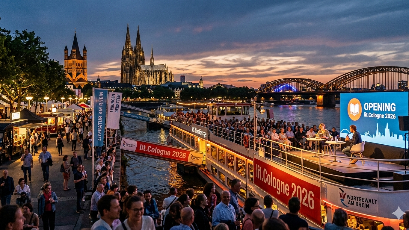 Wortgewalt am Rhein: Das Literaturfestival lit.Cologne 2026 öffnet seine Pforten