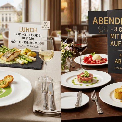 Haubenküche zum Fixpreis: Der Countdown für die Frühlingsgenusswoche läuft!