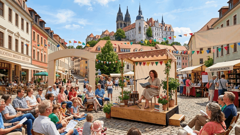Bücher unter freiem Himmel: Das Literaturfest Meißen 2026 lädt ein!